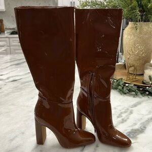 Steve Madden Brown Heeled Boots